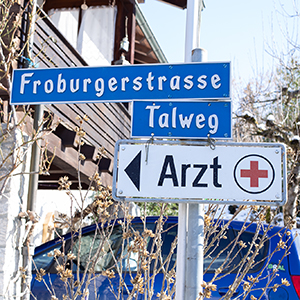 Arzt-Schild